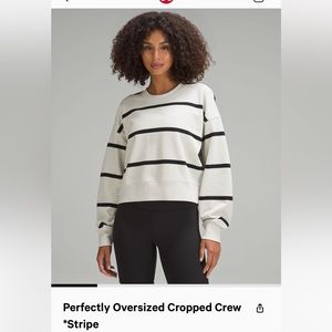 Lululemon crop pullover sweatshirt